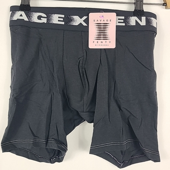 NEW Savage X Fenty Men's Bed Of Dreams Boxer Briefs Black Sz S NWT - Picture 1 of 4